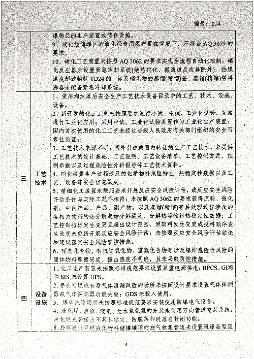 危化品单位重大隐患判定53条清单