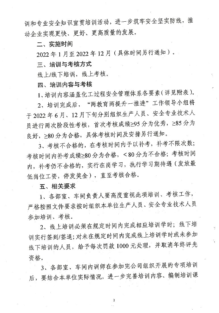 关于开展2022年“两教育两提升”第二阶段教育培训、考核工作的通知